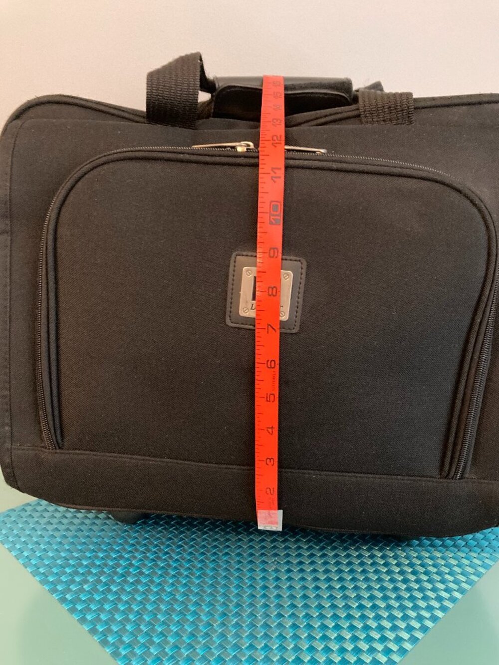 Rolling Briefcase Laptop Carry On Travel Bag -Unisex-by Leisure - Picture 11 of 16